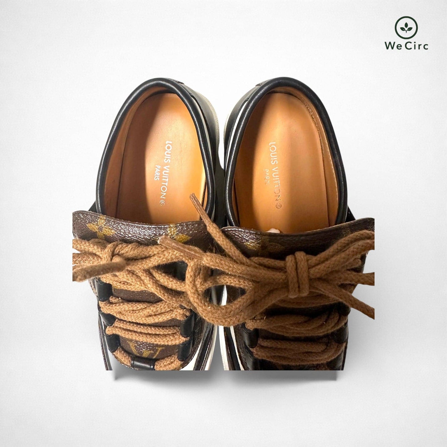 Low Top Lous Sneaker Braun 37 - Detailbild