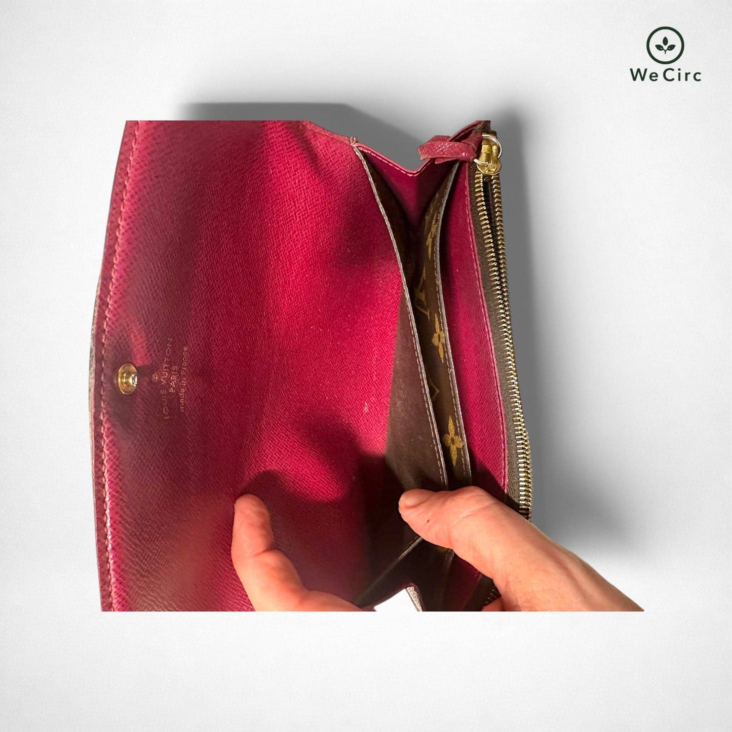 Emilie Geldbörse Braun - Detailbild