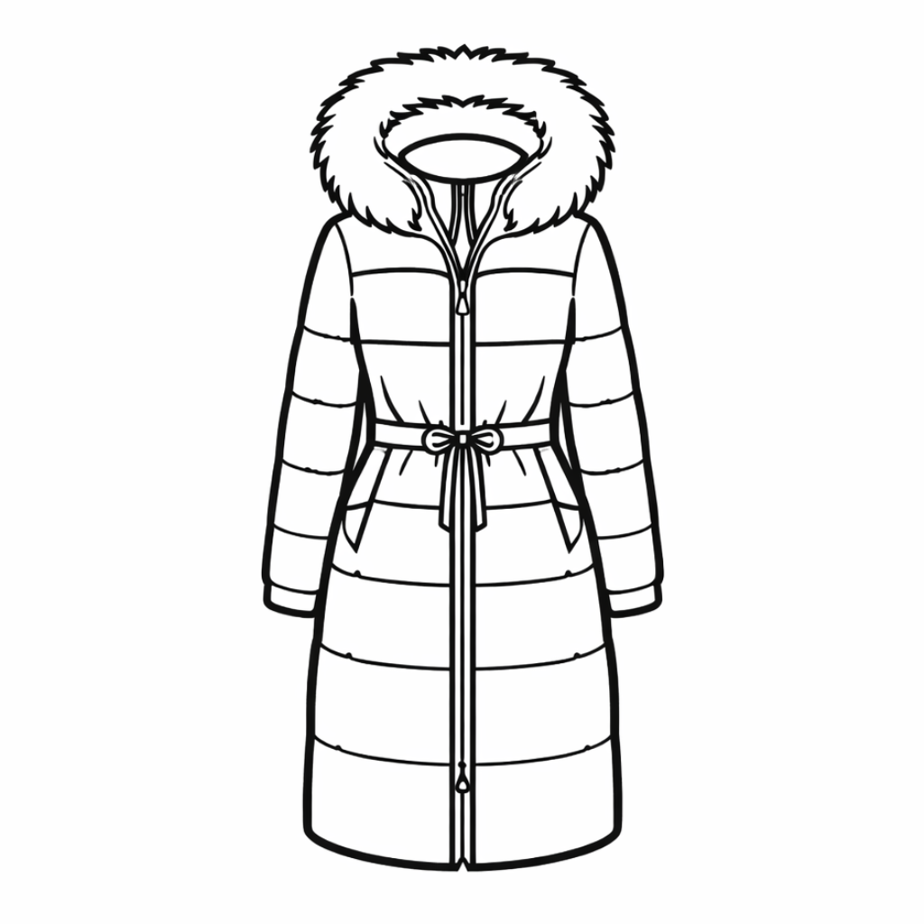 Icon zeigt einen Parka mit Pelz