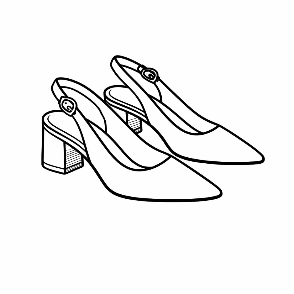 Icon zeigt Damenschuhe mit Absatz