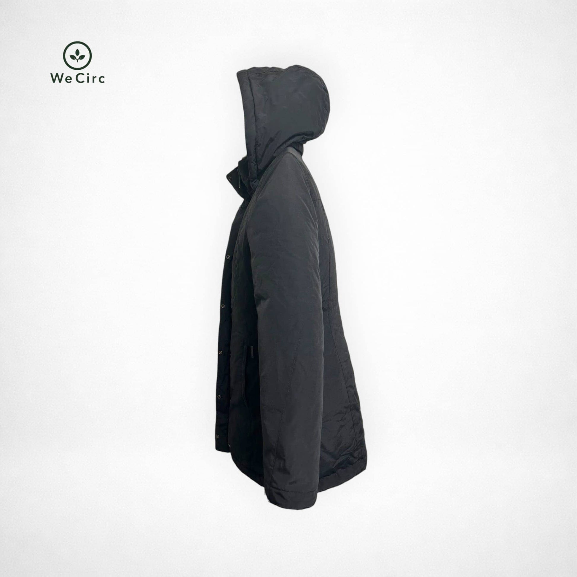 Parka mit Fell Schwarz M - Detailbild