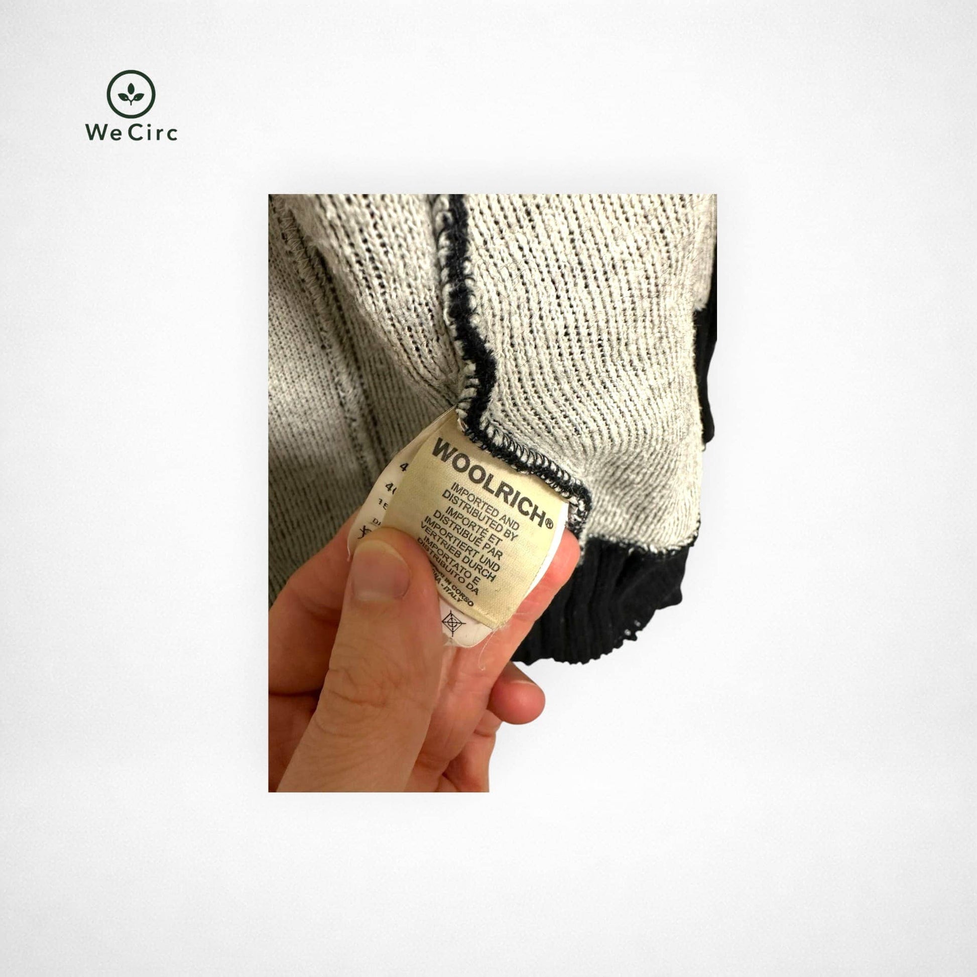 Strickjacke mit Fell Schwarz S - Detailbild