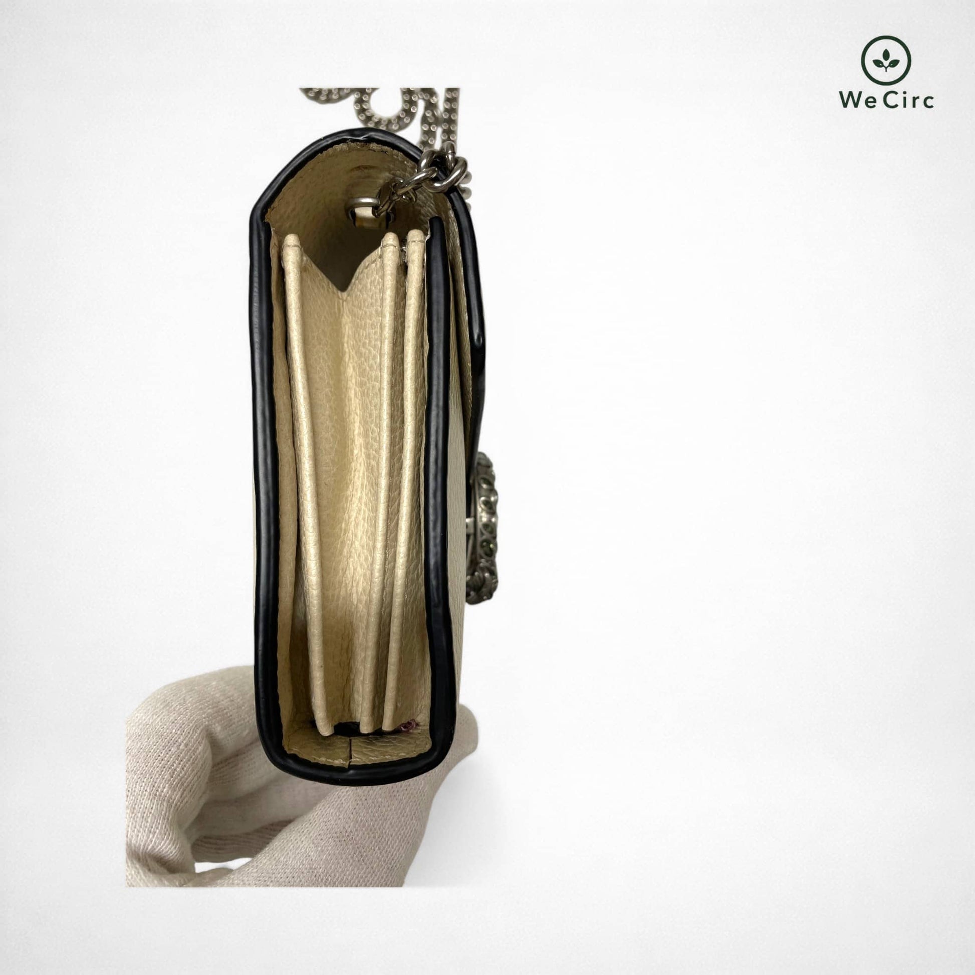 Dionysus Tasche Beige - Detailansicht