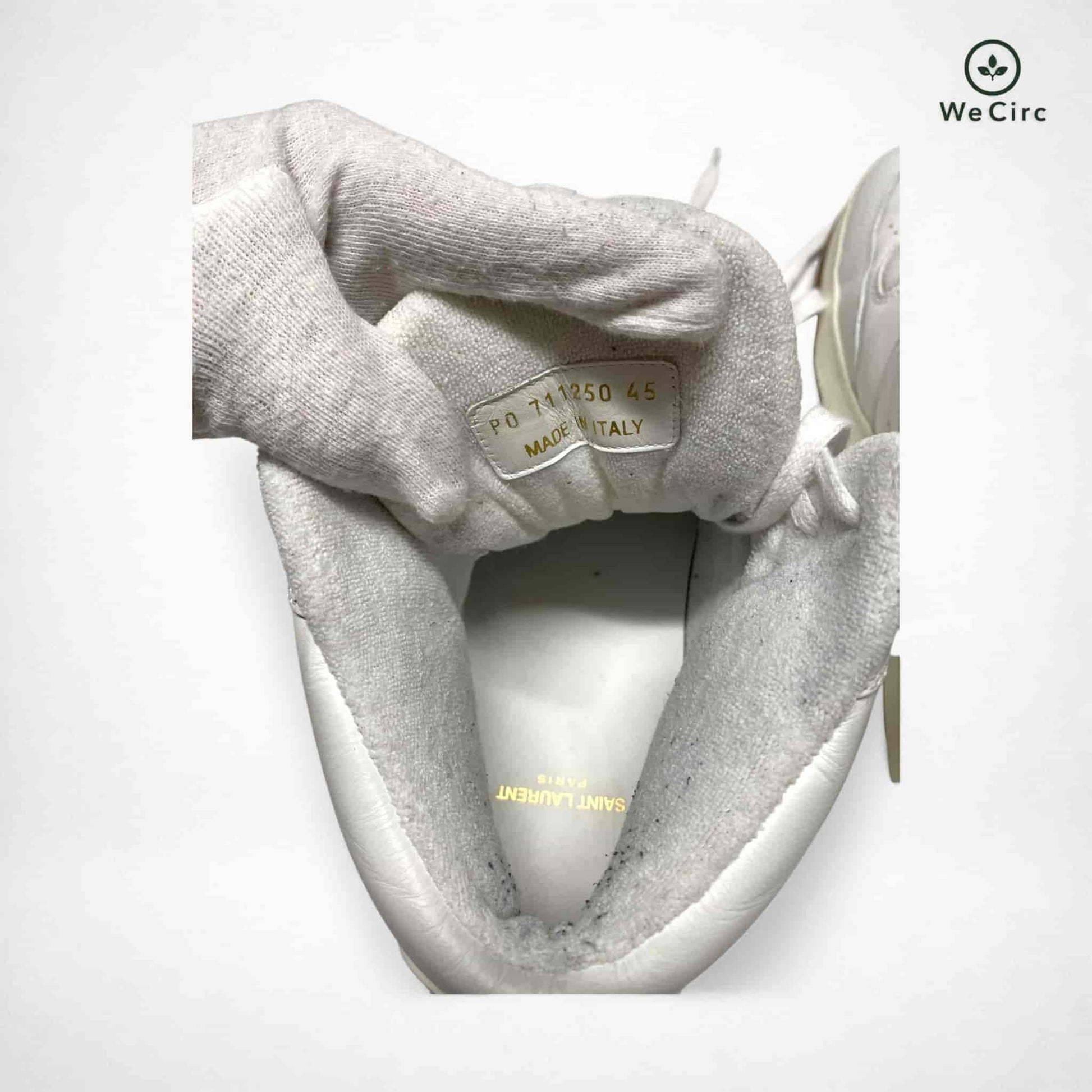 SL/80 High Top Sneaker Weiß 45 - Detailansicht