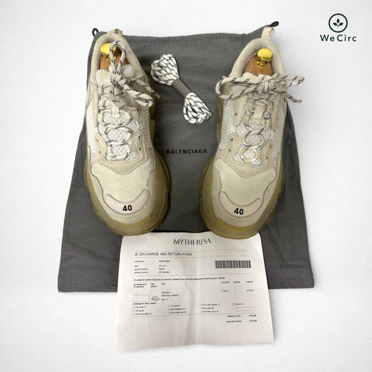 Balenciaga Triple S Sneaker Weiß 40 - Hauptansicht