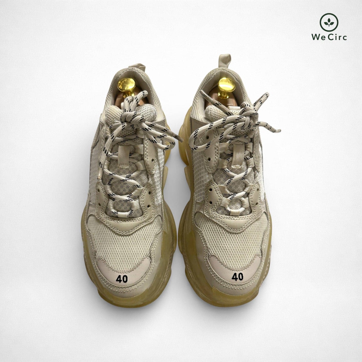 Triple S Sneaker Weiß 40 - Detailbild