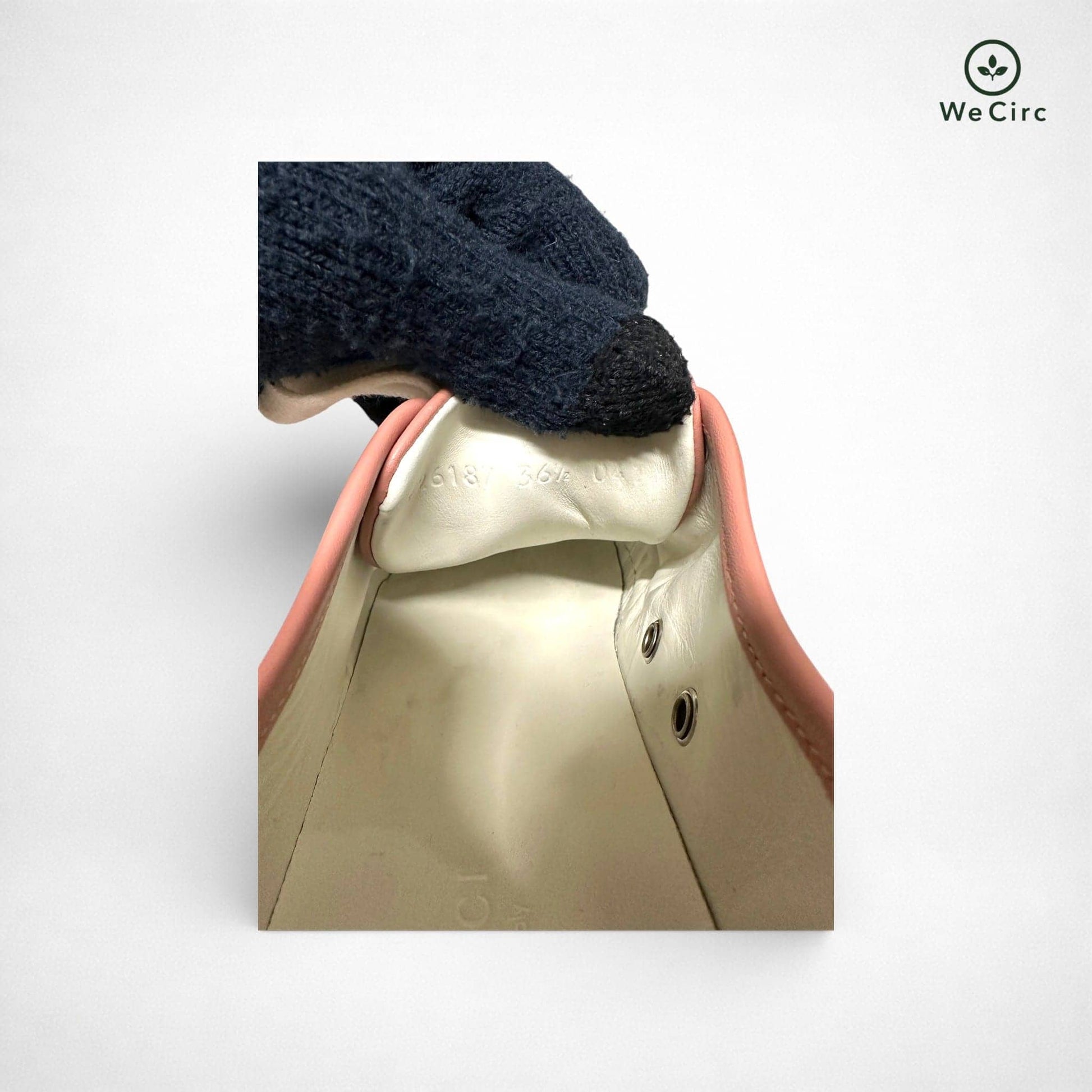 Canvas Monogram Low Top Sneaker Rosa 36.5 - Detailbild