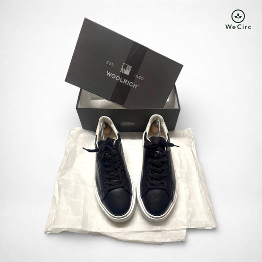 Woolrich Leder Low Top Sneaker Schwarz 39 - Hauptansicht