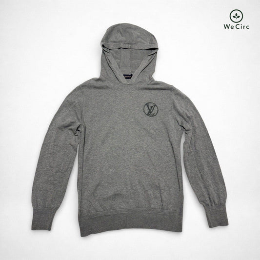 Louis Vuitton Circle Logo Hoodie Grau M - Hauptansicht