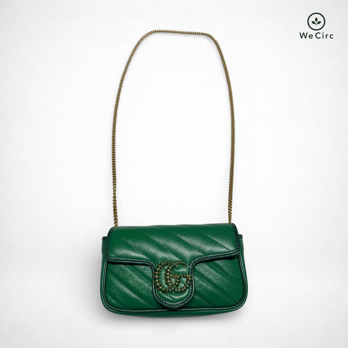 Marmont Mini Schultertasche Grün - Detailbild