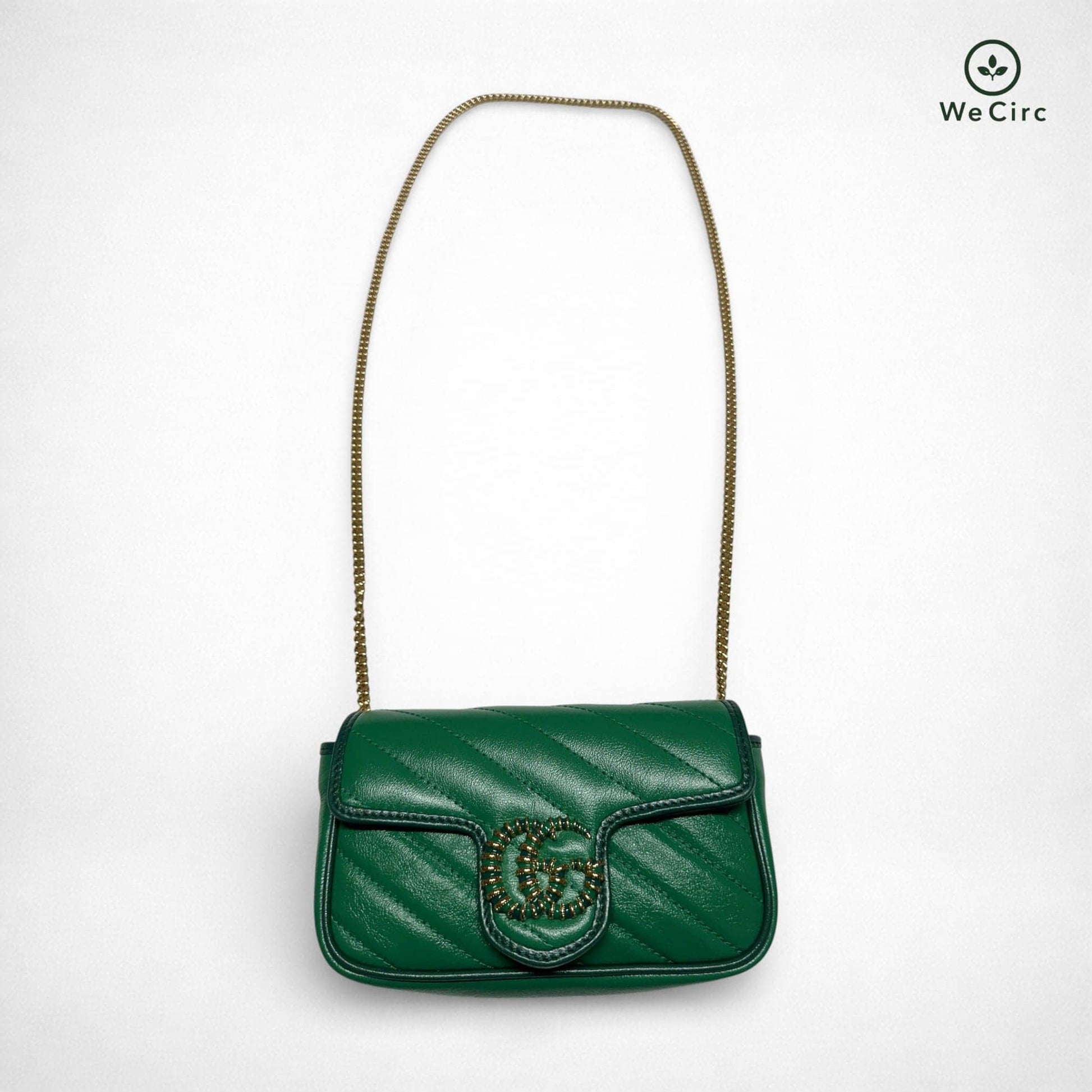 Marmont Mini Schultertasche Grün - Detailbild