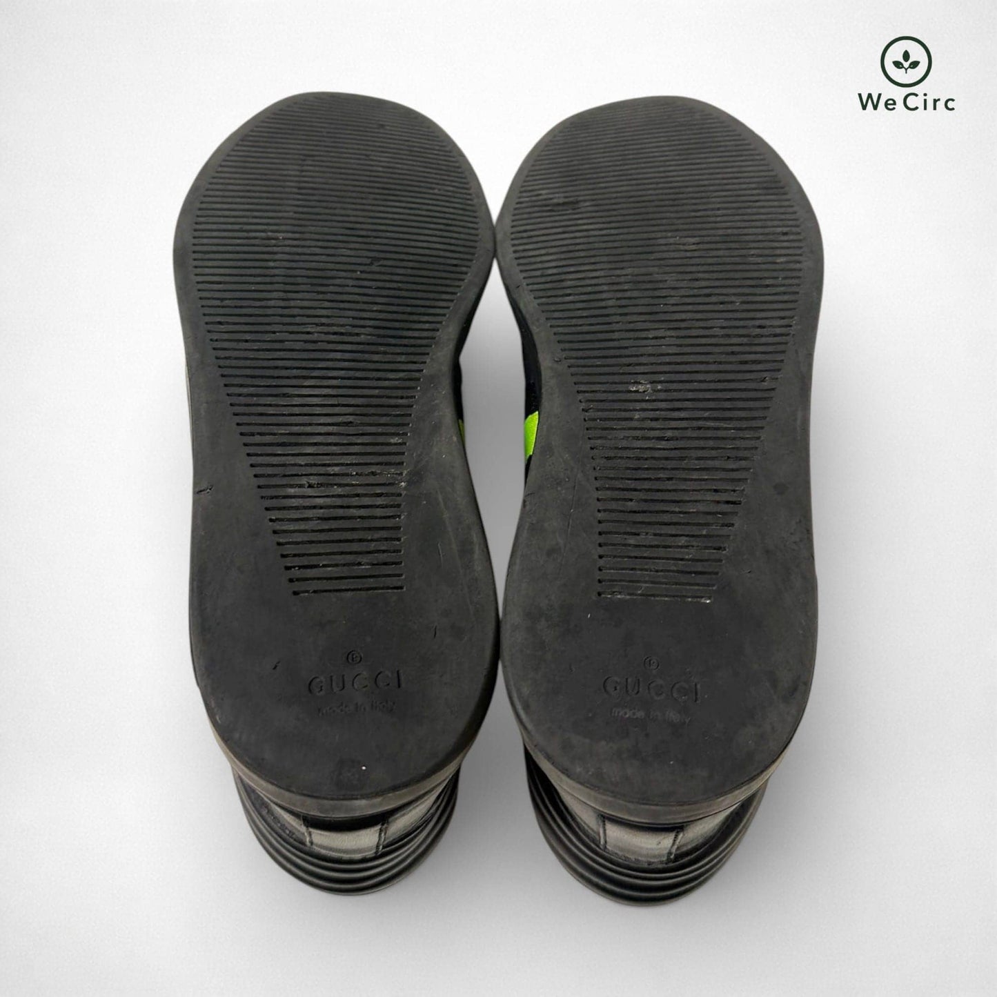 Coda Neon Stripe Leather High Top Sneaker Schwarz 40 - Detailbild